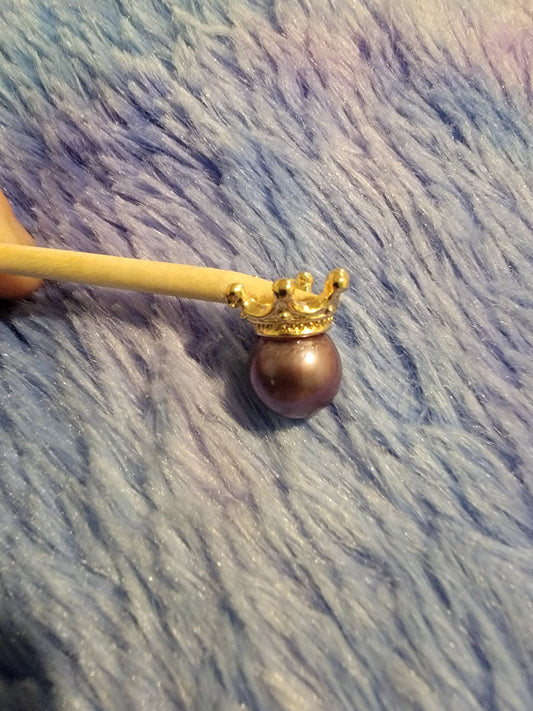 925 Crown Pendant with Edison Pearl