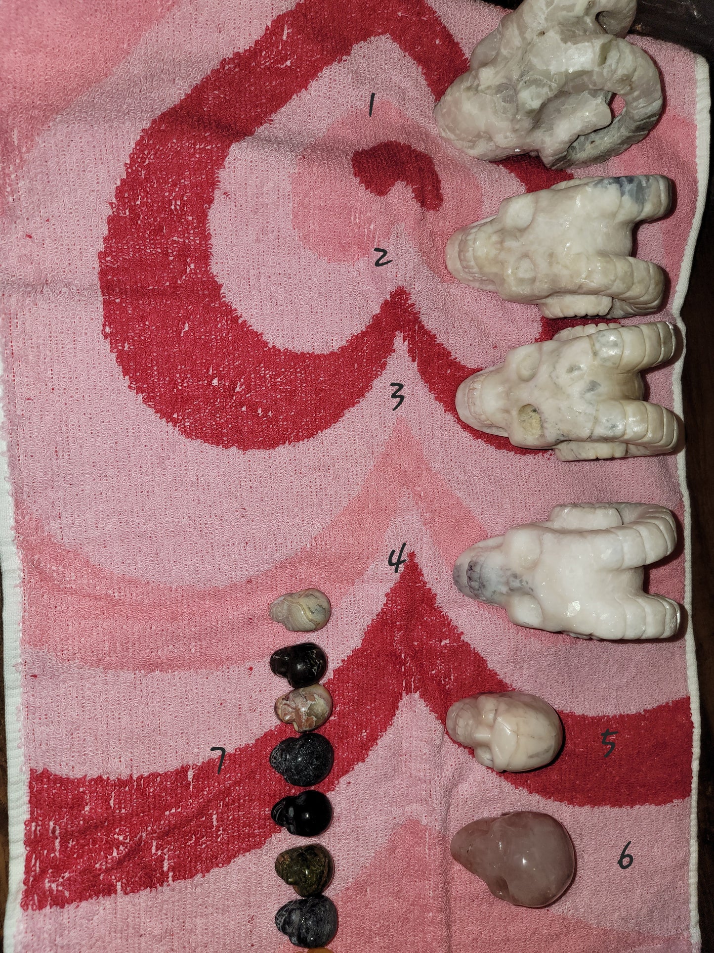 Crystal skulls (various)