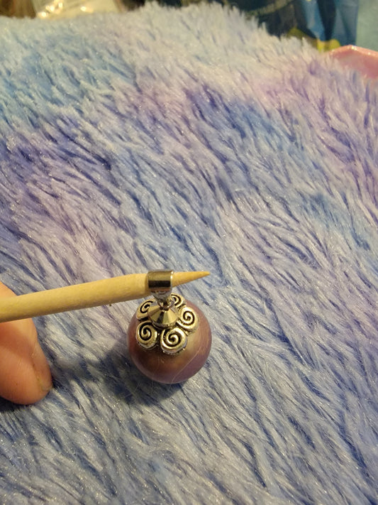 925 Silver Pendant with Edison Pearl