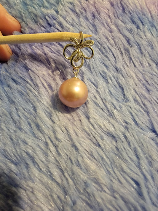 925 Silver Pendant with Edison Pearl