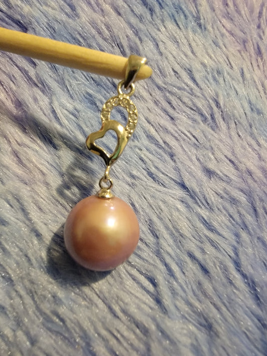Heart 925 Pendant with Edison Pearl